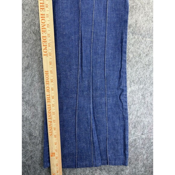 Vtg 70's Taylorsville Denim Jeans Women's Girl's Bell Bottoms Flare Size 0 USA - Picture 6 of 10